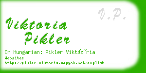 viktoria pikler business card